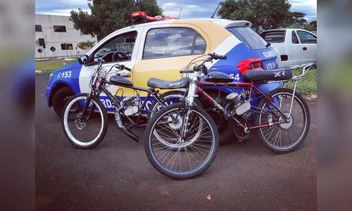 GM apreende bicicletas motorizadas conduzidas por menores em Arapongas