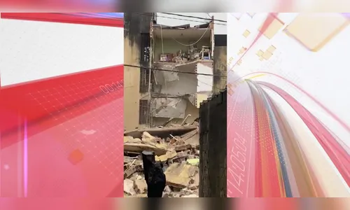 Câmera registra prédio desabando; há moradores soterrados