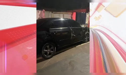 Motorista foge do local após colisão tripla que deixou um ferido