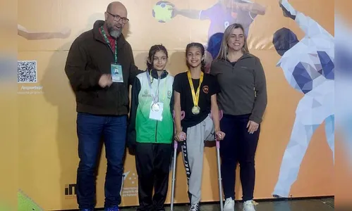 Atleta com deficiência é campeã no wrestling nos Jogos Escolares