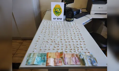 Rotam prende homem com drogas escondidas na meia em Mauá da Serra