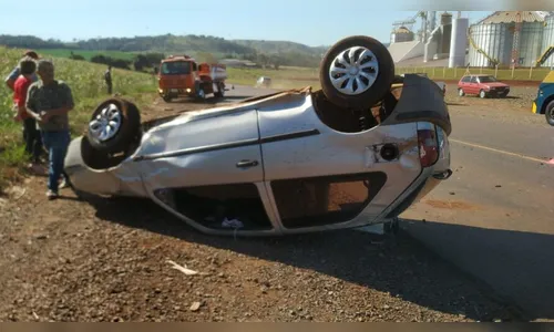 Motorista de 22 anos é ejetado de veículo após acidente na BR-369