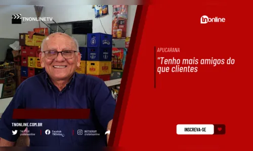 Mais antigo dono de bar de Apucarana: 