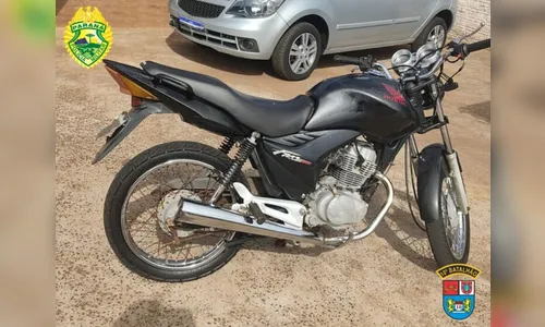 Adolescente é apreendido com moto roubada após fuga em alta velocidade