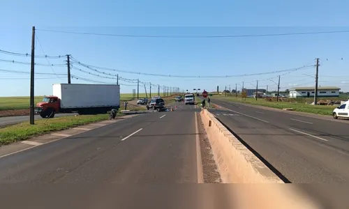 Motociclista morre após colisão com caminhão em Rolândia