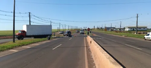Motociclista morreu no local
