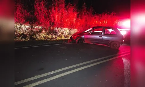 Homem bêbado é preso em flagrante após bater carro no Vale do Ivaí