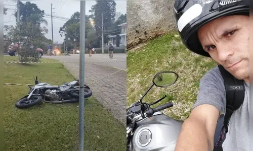 Identificado motociclista que morreu ao enroscar em fios de energia