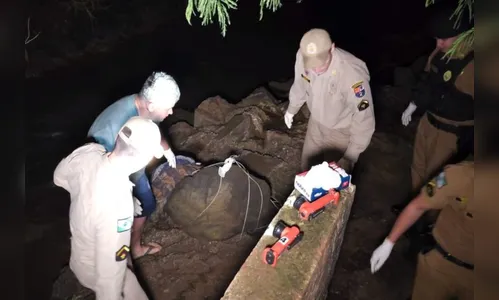 Corpo é encontrado enrolado em cobertor dentro de rio no Paraná
