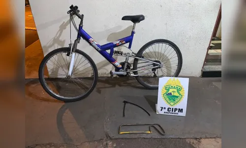 PM de Arapongas recupera 'bike' antes de dono perceber furto; confira