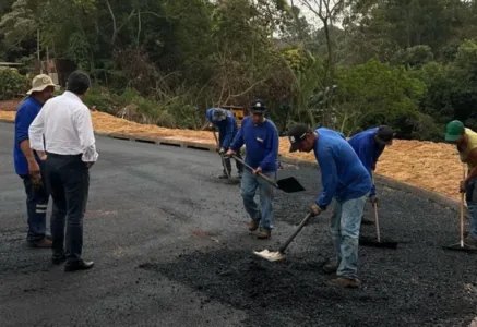 O local havia sido danificado pelas fortes chuvas