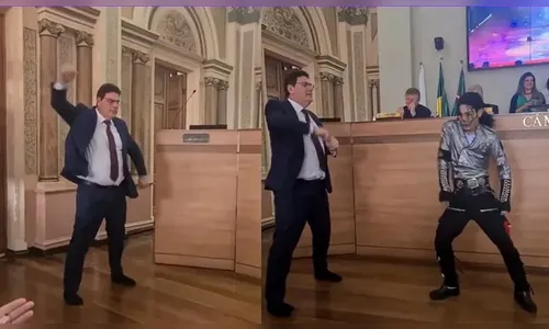 Vereador homenageia cover de Michael Jackson e dança ao seu lado no PR