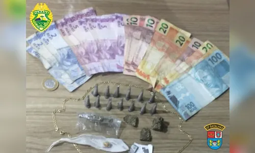 Rotam prende suspeitos de tráfico e apreende drogas em Apucarana