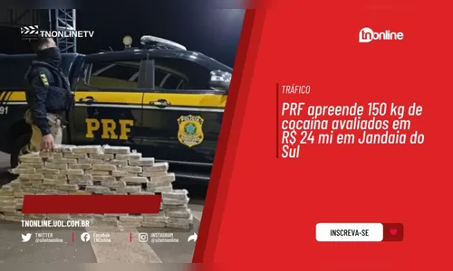 PRF apreende 150 kg de cocaína avaliados em R$ 24 mi em Jandaia