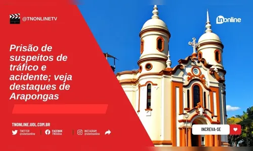 Prisão de suspeitos de tráfico e acidente; veja destaques de Arapongas