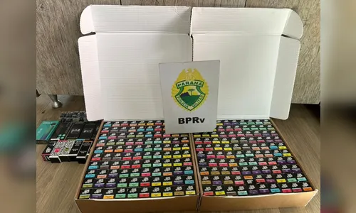 Operação conjunta da PRE identifica Kombi que transportava vapers