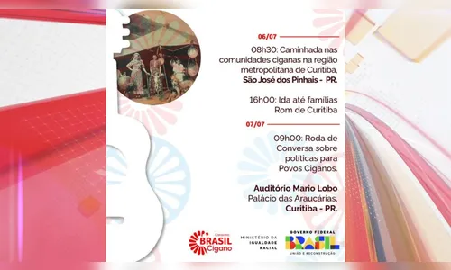 Políticas de inclusão, Paraná recebe Caravana Brasil Cigano