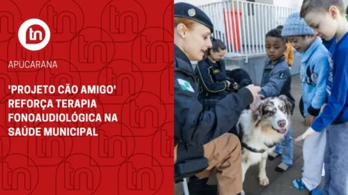 'Projeto Cão Amigo' reforça terapia fonoaudiológica na saúde municipal