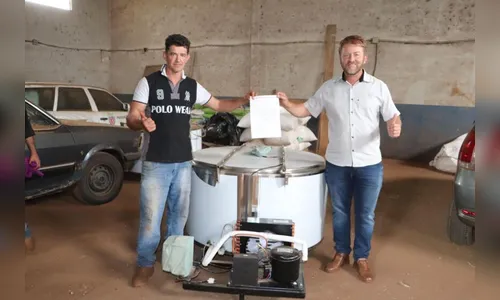 Jardim Alegre: resfriadores são entregues para produtores de leite