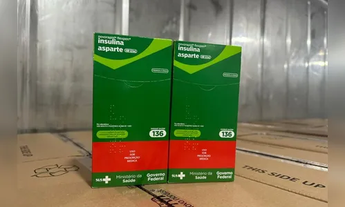 Quase 43 mil canetas de insulina de ação rápida chegam ao Paraná