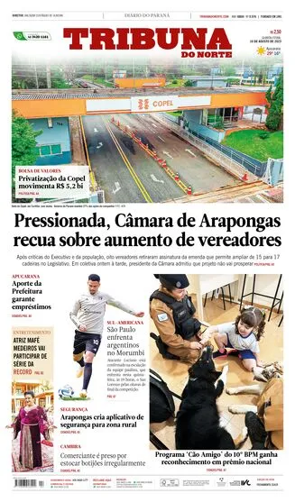 Edição do dia 10 de agosto de  2023