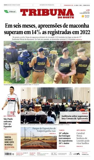 Edição do dia 24 de agosto de  2023