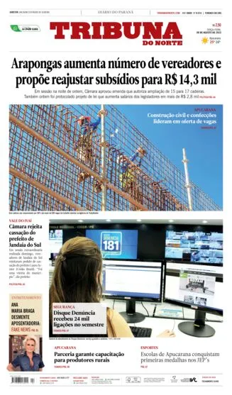 Edição do dia 8 de agosto de  2023