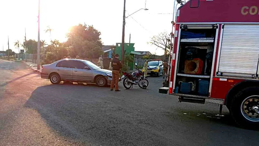 A colisão ocorreu no inicio da manhã, por volta das 7 horas