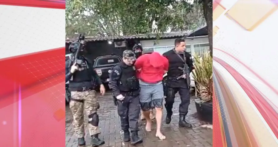 A prisão foi realizada com apoio da Polícia Federal