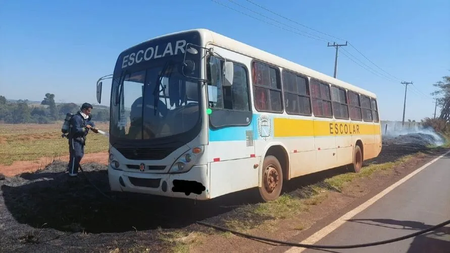 As crianças foram levadas aos destinos por outro ônibus