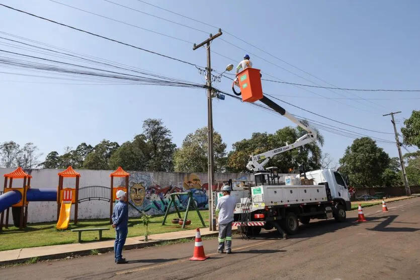 Bairro ganhou modernização de iluminação