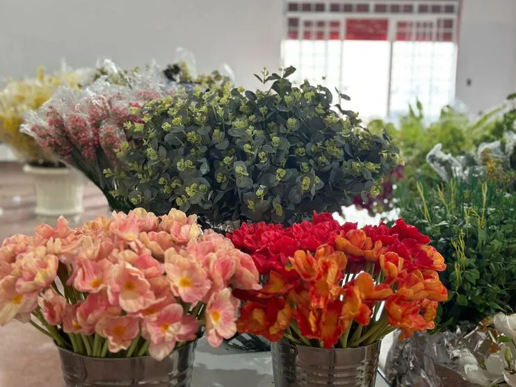 Bazar de flores será realizado das 9h às 13h