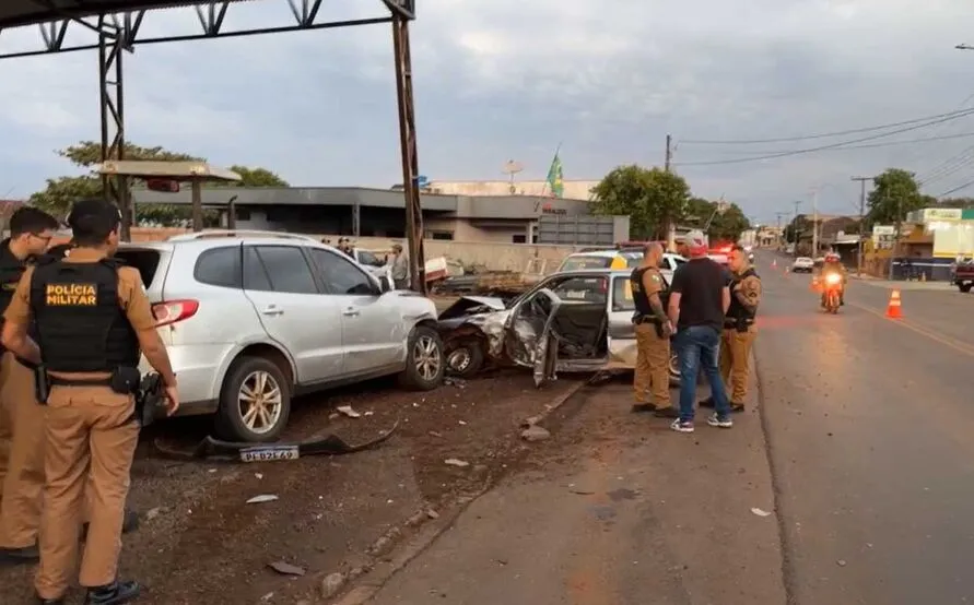 Colisão foi registrada na Avenida Alves Costa