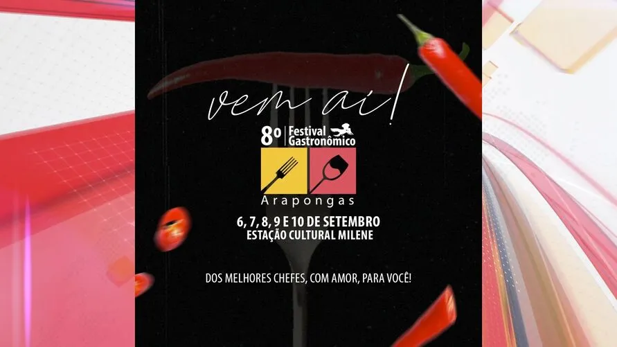 Evento acontecerá entre 6 e 10 de setembro