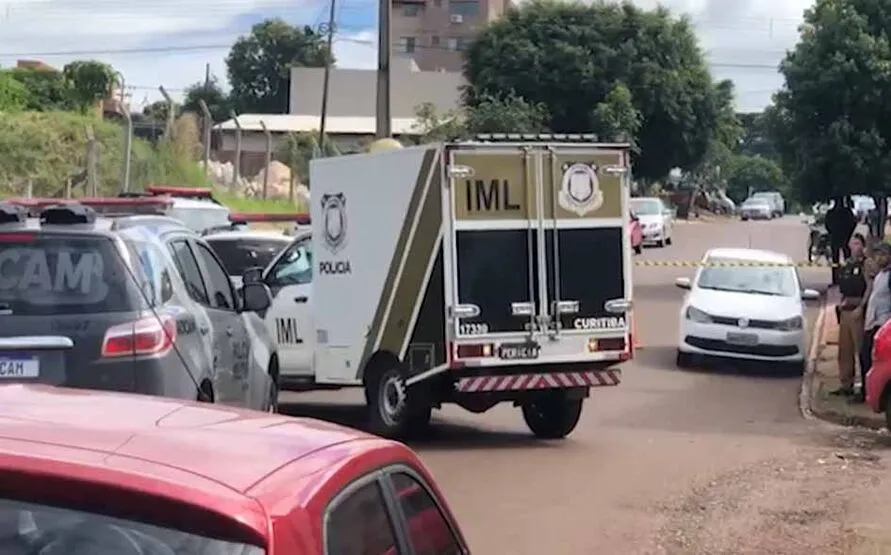 O crime foi no Bairro Santa Cruz. em Cascavel