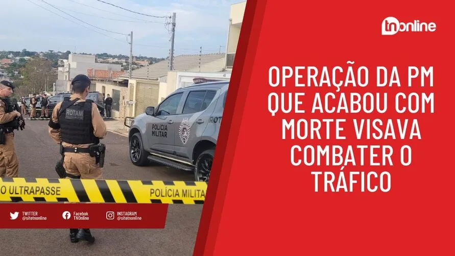 Operação da PM que acabou com morte visava combater o tráfico