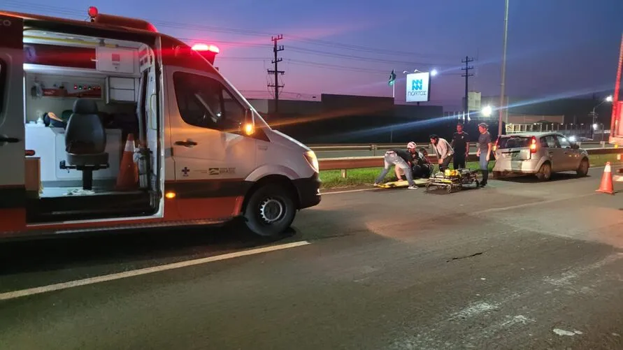 Samu foi acionado para socorrer as vítimas