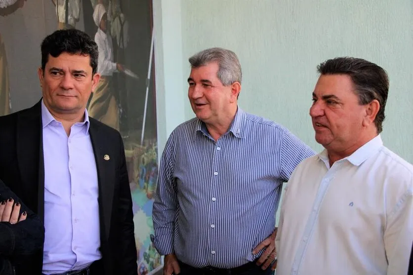 Sérgio Moro, Pedro Paulo Bazana e Sérgio Onofre em Arapongas
