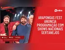Arapongas Fest anuncia programação com shows nacionais sertanejos