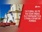 Catedral do PR vai usar ondas eletromagnéticas para espantar pombos