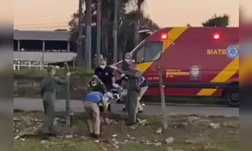 Mãe e bebê de colo são atropelados por motociclista bêbado no Paraná