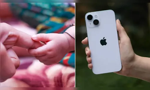 Casal vende filho de 8 meses para comprar iPhone 14 e produzir vídeos
