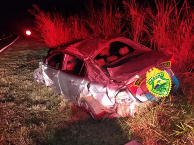 Acidente de trânsito ocorreu em Jacarezinho, no norte pioneiro