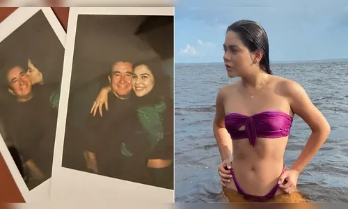 Amado Batista, de 72 anos, e Layza Felizardo de 24