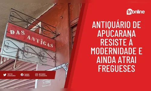 Antiquário de Apucarana resiste à modernidade e ainda atrai fregueses