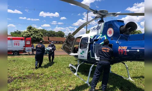 Colisão entre carro e moto deixa dois jovens em estado grave na BR-376