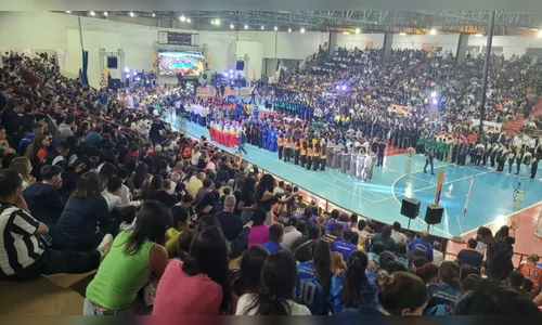 Cerimônia de abertura dos JEP's tem grande público no Lagoão