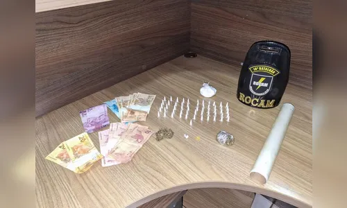 PM apreende 56 porções de cocaína em ‘biqueira’ de Apucarana