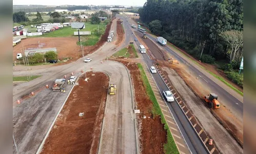 Obra de duplicação da BR-277 em Cascavel se aproxima de 80%
