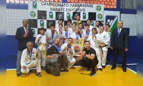 Karatê de Apucarana conquista 35 medalhas no Campeonato Paranaense